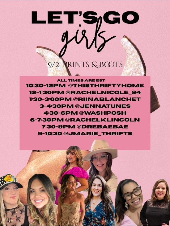 Accessories - 9/2: Let’s Go Girls Raid Train: Prints & Boots🐆👢